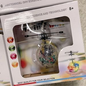 Helicopter light up dying ball